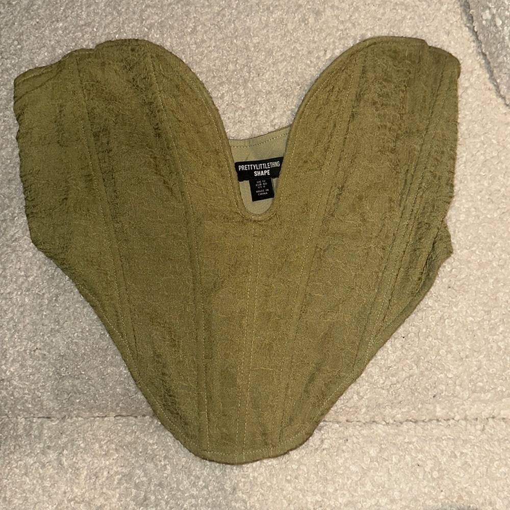 Green corset top